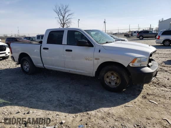 2016 Ram 1500 Tradesman with VIN 1C6RR6ST9GS190085, listed as a Copart auction lot 46823304 with 211,477 mi miles and Salvage title. Bid and sale history available at DreamBid. Image 4.