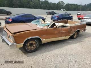 1978 Chevrolet El Camino z VIN 1W80L8Z418311, wystawiony jako Copart lot #71751334 z przebiegiem 9 032 mil mil oraz Szkoda całkowita • Salvage title. Historia ofert i sprzedaży dostępna na DreamBid. Obrazek 1.