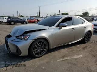 2020 Lexus IS 300 F Sport with VIN JTHGA1D23L5101116, listed as a Copart auction lot 64642165 with 101,152 mi miles and Salvage title. Bid and sale history available at DreamBid. Image 1.