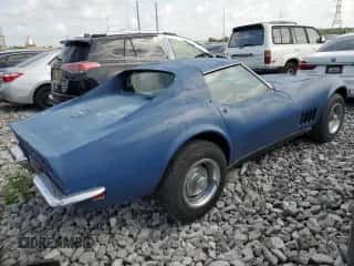 1968 Chevrolet Corvette с VIN 194378S428210, выставлен на аукционе Copart как лот 62001465 с пробегом 31 987 миль миль и Чистый • Clean title. История ставок и продаж доступна на DreamBid. Изображение 3.