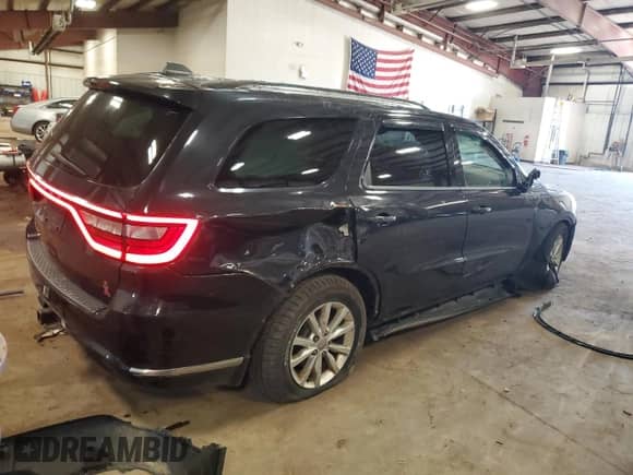 2014 Dodge Durango SXT with VIN 1C4RDJAG5EC446423, listed as a Copart auction lot 81855085 with 233,615 mi miles and Clean title. Bid and sale history available at DreamBid. Image 3.