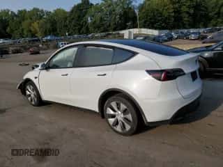 2023 Tesla Model Y Long Range with VIN 7SAYGDEE4PF697259, listed as a Copart auction lot 71120464 with Not provided miles and Clean title. Bid and sale history available at DreamBid. Image 2.