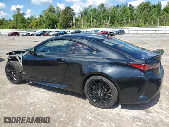 2022 Lexus RC 300 with VIN JTHD85EC8N5006650, listed as a Copart auction lot 69964045 with 16,784 mi miles and Salvage title. Bid and sale history available at DreamBid. Image 2.