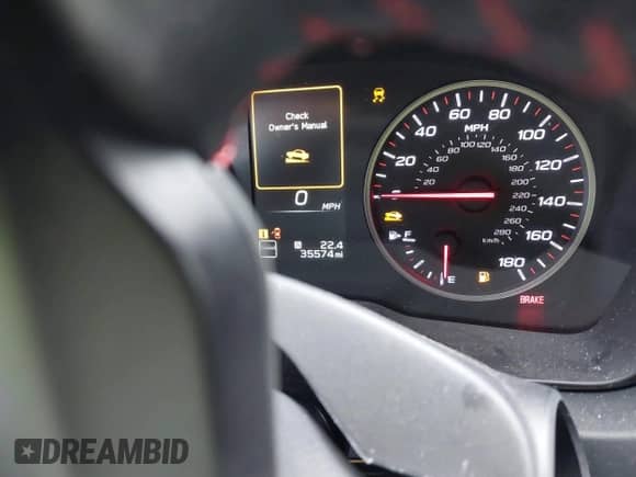 2022 Subaru WRX z VIN JF1VBAA60N9002705, wystawiony jako IAAI lot #41667953 z przebiegiem 35 574 mil mil oraz . Historia ofert i sprzedaży dostępna na DreamBid. Obrazek 7.