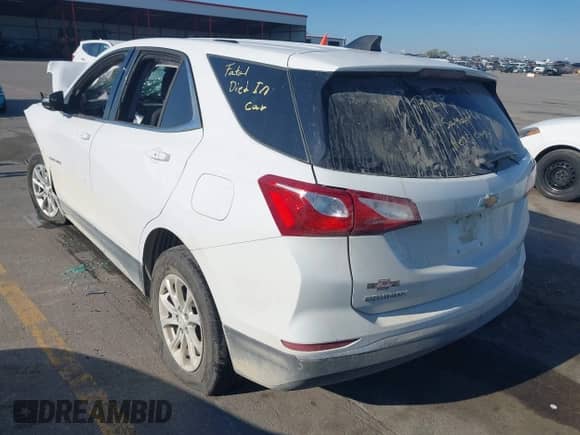 2018 Chevrolet Equinox LT with VIN 2GNAXSEV8J6194163, listed as a IAAI auction lot 43099831 with 97,376 mi miles and . Bid and sale history available at DreamBid. Image 3.