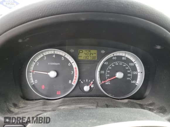 2009 Hyundai Accent Auto GLS с VIN KMHCN46C69U303941, выставлен на аукционе Copart как лот 43944635 с пробегом 130 738 миль миль и Списание • Salvage title. История ставок и продаж доступна на DreamBid. Изображение 9.