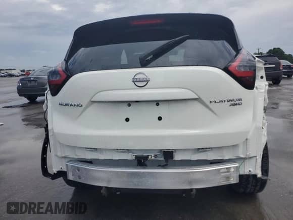 2024 Nissan Murano Platinum with VIN 5N1AZ2DS6RC124248, listed as a Copart auction lot 57577895 with 4,779 mi miles and Salvage title. Bid and sale history available at DreamBid. Image 6.