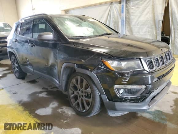 2021 Jeep Compass 80th Anniversary with VIN 3C4NJCEB2MT559752, listed as a Copart auction lot 80505825 with 81,957 mi miles and Clean title. Bid and sale history available at DreamBid. Image 4.