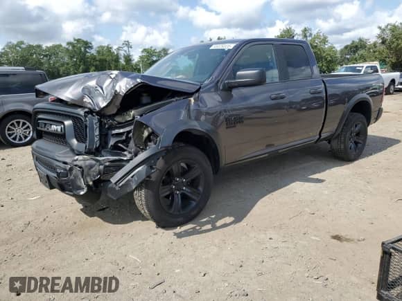 2021 Ram 1500 Warlock z VIN 1C6RR7GG1MS526731, wystawiony jako Copart lot #68029335 z przebiegiem 35 388 mil mil oraz Szkoda całkowita • Salvage title. Historia ofert i sprzedaży dostępna na DreamBid. Obrazek 1.