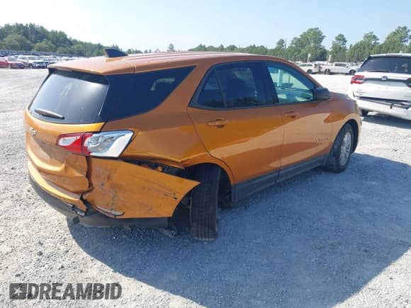 2019 Chevrolet Equinox LS z VIN 2GNAXHEV0K6227967, wystawiony jako IAAI lot #43361985 z przebiegiem 96 525 mil mil oraz . Historia ofert i sprzedaży dostępna na DreamBid. Obrazek 4.