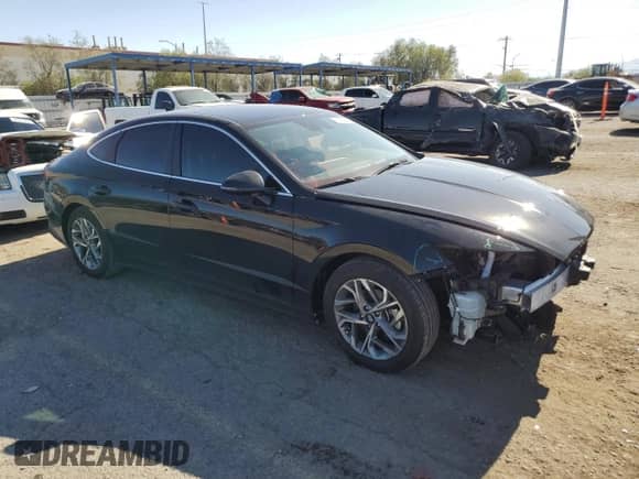 2023 Hyundai Sonata SEL с VIN KMHL64JA1PA307980, выставлен на аукционе Copart как лот 61806615 с пробегом 33 524 миль миль и Списание • Salvage title. История ставок и продаж доступна на DreamBid. Изображение 4.