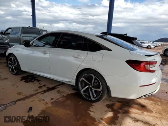 2022 Honda Accord Sport с VIN 1HGCV3F27NA037333, выставлен на аукционе Copart как лот 85538495 с пробегом 26 657 миль миль и Списание • Salvage title. История ставок и продаж доступна на DreamBid. Изображение 2.