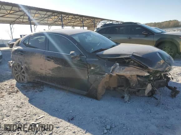 2008 Lexus IS F with VIN JTHBP262585001859, listed as a Copart auction lot 86517534 with 185,856 mi miles and Salvage title. Bid and sale history available at DreamBid. Image 4.