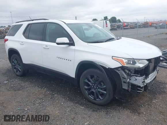 2021 Chevrolet Traverse RS с VIN 1GNERJKW9MJ233563, выставлен на аукционе IAAI как лот 42505578 с пробегом 57 999 миль миль и . История ставок и продаж доступна на DreamBid. Изображение 1.