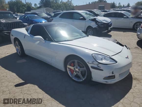 2007 Chevrolet Corvette with VIN 1G1YY26U275122057, listed as a Copart auction lot 73200474 with 88,667 mi miles and Salvage title. Bid and sale history available at DreamBid. Image 4.