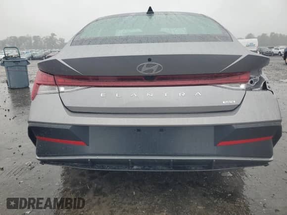 2025 Hyundai Elantra Limited with VIN KMHLN4DJ6SU129277, listed as a Copart auction lot 71891185 with 4,037 mi miles and Salvage title. Bid and sale history available at DreamBid. Image 6.