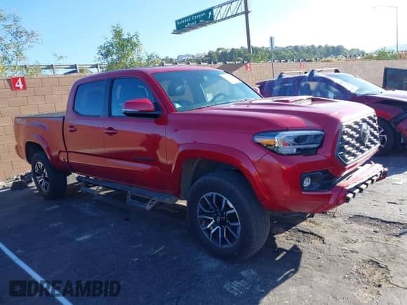 2022 Toyota Tacoma SR5 with VIN 3TMDZ5BN7NM137308, listed as a IAAI auction lot 43341830 with 48,150 mi miles and . Bid and sale history available at DreamBid. Image 1.