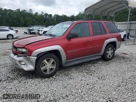 2004 Chevrolet TrailBlazer LS с VIN 1GNDS13S342339674, выставлен на аукционе Copart как лот 58789445 с пробегом 146 555 миль миль и Списание • Salvage title. История ставок и продаж доступна на DreamBid. Изображение 1.