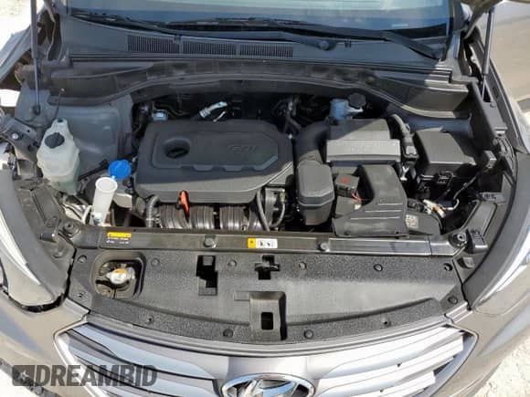 2017 Hyundai Santa Fe 2.4L with VIN 5NMZU3LB0HH033537, listed as a Copart auction lot 81092885 with 109,564 mi miles and Salvage title. Bid and sale history available at DreamBid. Image 12.