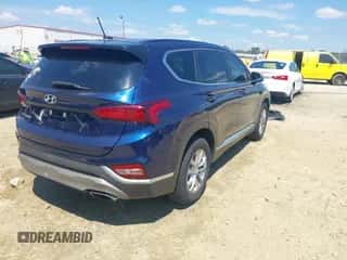 2019 Hyundai Santa Fe SE z VIN 5NMS23AD3KH065269, wystawiony jako IAAI lot #43127505 z przebiegiem 76 055 mil mil oraz . Historia ofert i sprzedaży dostępna na DreamBid. Obrazek 4.