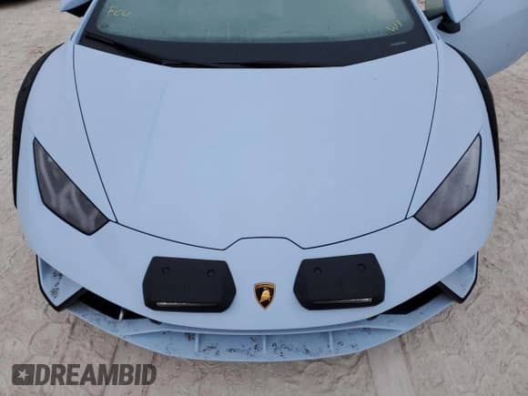 2024 Lamborghini Huracan with VIN ZHWUG7ZF0RLA28142, listed as a Copart auction lot 77010504 with Not provided miles and Salvage title. Bid and sale history available at DreamBid. Image 11.