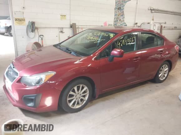2014 Subaru Impreza Premium with VIN JF1GJAC69EH025379, listed as a IAAI auction lot 42849567 with 156,373 mi miles and . Bid and sale history available at DreamBid. Image 2.