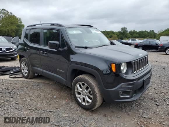2017 Jeep Renegade Altitude with VIN ZACCJBBB8HPF89311, listed as a Copart auction lot 72025355 with 94,945 mi miles and Salvage title. Bid and sale history available at DreamBid. Image 4.