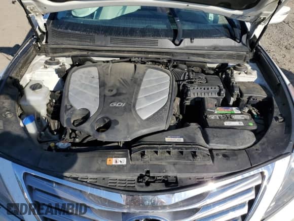 2012 Hyundai Azera with VIN KMHFG4JG2CA128159, listed as a Copart auction lot 74628583 with Not provided miles and Salvage title. Bid and sale history available at DreamBid. Image 12.