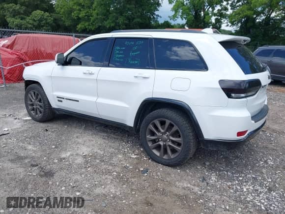 2016 Jeep Grand Cherokee Limited с VIN 1C4RJEBG1GC392636, выставлен на аукционе IAAI как лот 42531197 с пробегом 128 735 миль миль и . История ставок и продаж доступна на DreamBid. Изображение 3.