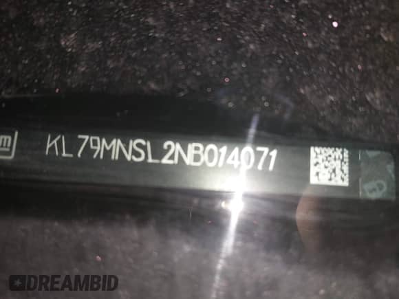 2022 Chevrolet TrailBlazer LS with VIN KL79MNSL2NB014071, listed as a IAAI auction lot 41709650 with 148,997 mi miles and . Bid and sale history available at DreamBid. Image 9.