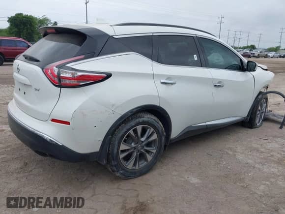2018 Nissan Murano SV с VIN 5N1AZ2MG5JN196109, выставлен на аукционе IAAI как лот 42394544 с пробегом 142 899 миль миль и . История ставок и продаж доступна на DreamBid. Изображение 4.