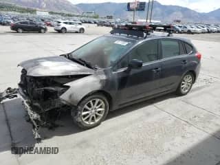 2013 Subaru Impreza Premium с VIN JF1GPAC67DH835347, выставлен на аукционе Copart как лот 80171995 с пробегом Не указан миль и Списание • Salvage title. История ставок и продаж доступна на DreamBid. Изображение 1.