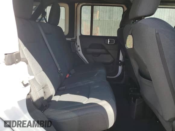 2024 Jeep Wrangler Sahara с VIN 1C4PJXEN7RW297948, выставлен на аукционе Copart как лот 54656795 с пробегом 12 292 миль миль и Списание • Salvage title. История ставок и продаж доступна на DreamBid. Изображение 11.