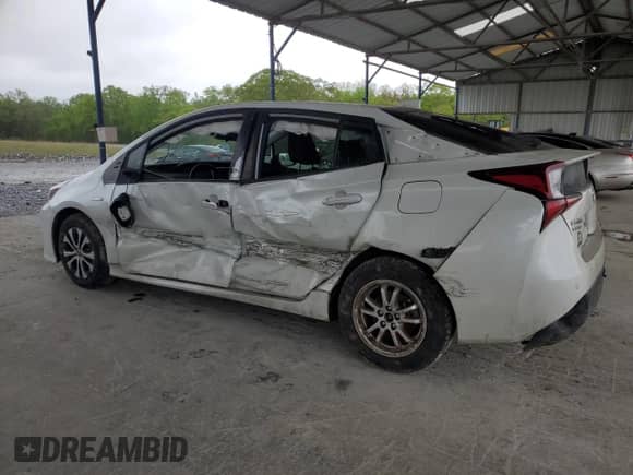 2021 Toyota Prius LE with VIN JTDL9MFU6M3030578, listed as a Copart auction lot 51112005 with 91,141 mi miles and Non repairable. Bid and sale history available at DreamBid. Image 2.