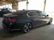2016 BMW 7 Series 750i with VIN WBA7F0C52GGM20491, listed as a Copart auction lot 59638775 with 72,777 mi miles and Salvage title. Bid and sale history available at DreamBid. Image 3.