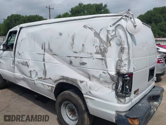2013 Ford Econoline Cargo Commercial with VIN 1FTNE2EL3DDA20893, listed as a IAAI auction lot 42172160 with 225,606 mi miles and . Bid and sale history available at DreamBid. Image 6.