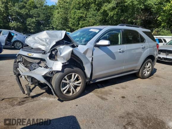 2017 Chevrolet Equinox LT with VIN 2GNFLFE34H6182724, listed as a Copart auction lot 71215135 with Not provided miles and Salvage title. Bid and sale history available at DreamBid. Image 1.