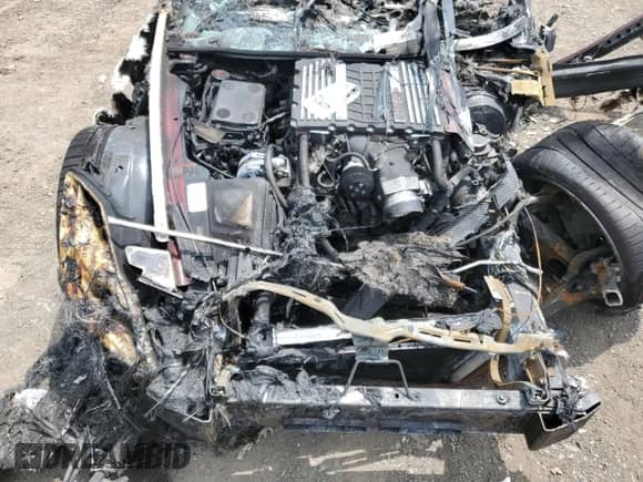 2019 Chevrolet Corvette Grand Sport 2LT с VIN 1G1YY3D77K5122048, выставлен на аукционе Copart как лот 70089845 с пробегом Не указан миль и Списание • Salvage title. История ставок и продаж доступна на DreamBid. Изображение 11.