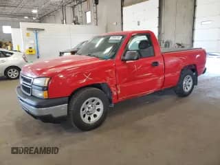 2006 Chevrolet Silverado 1500 LS z VIN 1GCEC14XX6Z152138, wystawiony jako Copart lot #72055735 z przebiegiem 78 504 mil mil oraz Szkoda całkowita • Salvage title. Historia ofert i sprzedaży dostępna na DreamBid. Obrazek 1.