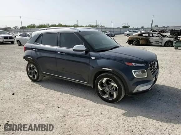 2023 Hyundai Venue Limited with VIN KMHRC8A37PU271299, listed as a Copart auction lot 65677704 with 15,645 mi miles and Salvage title. Bid and sale history available at DreamBid. Image 10.