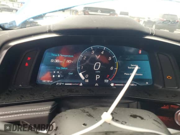 2024 Chevrolet Corvette 1LT z VIN 1G1YA2D40R5130751, wystawiony jako Copart lot #84443435 z przebiegiem 16 116 mil mil oraz Szkoda całkowita • Salvage title. Historia ofert i sprzedaży dostępna na DreamBid. Obrazek 9.