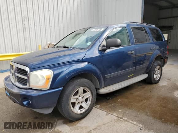 2004 Dodge Durango SLT z VIN 1D4HD48D64F229343, wystawiony jako Copart lot #63346445 z przebiegiem 118 375 mil mil oraz Nie do naprawy • Non repairable. Historia ofert i sprzedaży dostępna na DreamBid. Obrazek 1.
