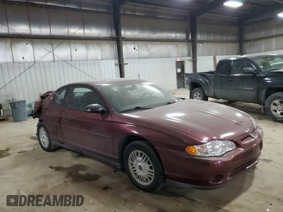 2000 Chevrolet Monte Carlo LS with VIN 2G1WW12E9Y9325411, listed as a Copart auction lot 84213754 with 171,947 mi miles and Salvage title. Bid and sale history available at DreamBid. Image 4.