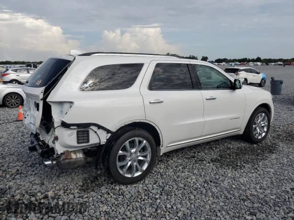2018 Dodge Durango Citadel Anodized Platinum with VIN 1C4SDJET5JC489873, listed as a Copart auction lot 64121935 with 52,564 mi miles and Salvage title. Bid and sale history available at DreamBid. Image 3.