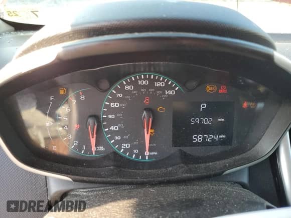 2020 Chevrolet Sonic LT с VIN 1G1JD6SB2L4122276, выставлен на аукционе Copart как лот 62630235 с пробегом 58 724 миль миль и Списание • Salvage title. История ставок и продаж доступна на DreamBid. Изображение 9.