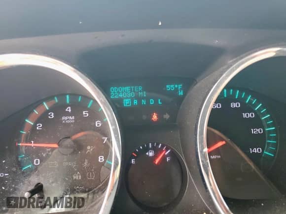 2012 Chevrolet Traverse 2LT with VIN 1GNKRJED8CJ148290, listed as a Copart auction lot 58638745 with 224,030 mi miles and Clean title. Bid and sale history available at DreamBid. Image 9.