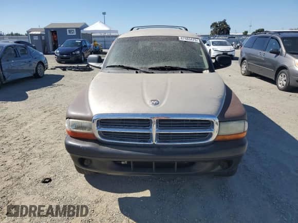 2002 Dodge Durango SLT with VIN 1B4HS48N22F151536, listed as a Copart auction lot 67483475 with 126,609 mi miles and Salvage title. Bid and sale history available at DreamBid. Image 5.