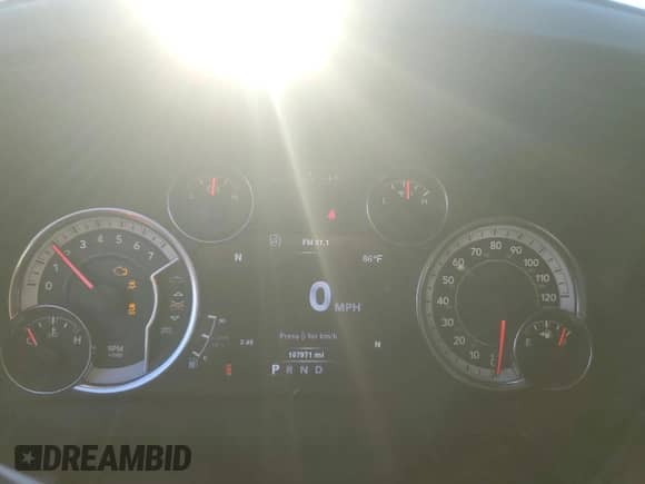 2014 Ram 1500 Sport with VIN 1C6RR6HT0ES441953, listed as a Copart auction lot 43285195 with 107,971 mi miles and Salvage title. Bid and sale history available at DreamBid. Image 9.