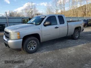 2010 Chevrolet Silverado 1500 Work Truck with VIN 1GCSKPE32AZ187849, listed as a Copart auction lot 46793755 with Not provided miles and Salvage title. Bid and sale history available at DreamBid. Image 1.