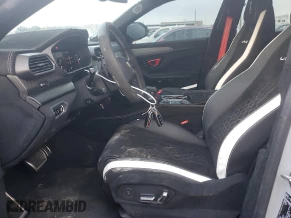 2023 Lamborghini Urus Performante with VIN ZPBUC3ZL1PLA27460, listed as a Copart auction lot 83781864 with 9,091 mi miles and Salvage title. Bid and sale history available at DreamBid. Image 7.